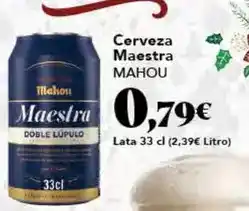 Gadis Mahou - cerveza maestra oferta