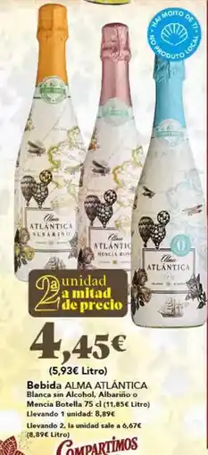Gadis Atlantic - bebidas alima a oferta