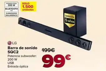 LG Barra de sonido SQC2