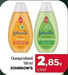 Spar Tenerife Johnson's - champú infantil oferta