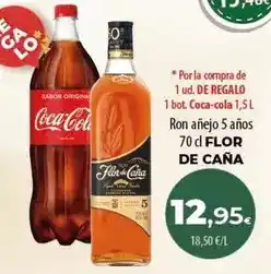 Spar Tenerife Flor de caña - ron añejo 5 años oferta