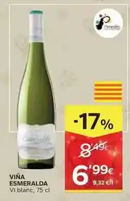 Caprabo Viña esmeralda - vi blanc oferta