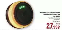 Makro Baliza v16 con geolocaltzación homologada y concetada con la get oferta