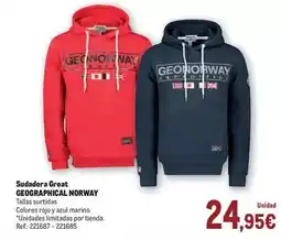 Makro Sudadera great geographical norway oferta