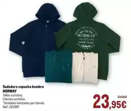 Makro Alpine - sudadera capucha hombre oferta