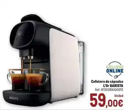Makro Philips - cafetera de capsulas l'o' barista oferta