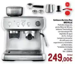 Makro Breville - cafetera barista max oferta