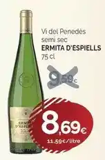 Condis Ermita espiells - vi del penedes semi sec oferta