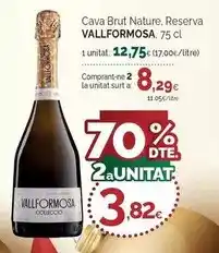 Condis Vallformosa - cava brut nature, reserva oferta