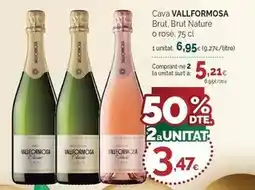 Condis Vallformosa - cava brut nature oferta