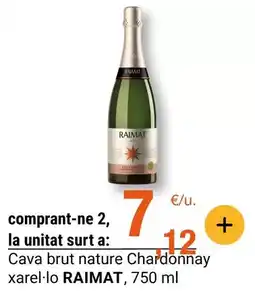 BonpreuEsclat Raimat - cava brut nature chardonnay oferta