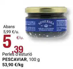 BonpreuEsclat Pescamar - perles d'esturió oferta