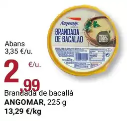 BonpreuEsclat Angomar - brandada de bacalao oferta