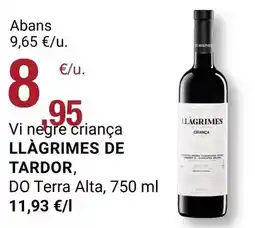 BonpreuEsclat Terra - vi negre criança oferta