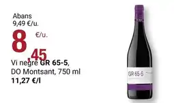 BonpreuEsclat Vi negre do montsant oferta