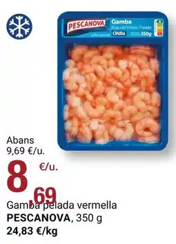 BonpreuEsclat Pescanova - gamba pelada vermella oferta