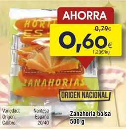 FROIZ Zanahoria bolsa oferta