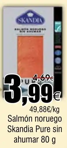 FROIZ SKANDIA Salmón noruego Pure sin ahumar oferta