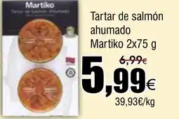 FROIZ MARTIKO Tartar de salmón ahumado oferta