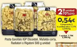 FROIZ Pasta Garofalo IGP Elicoidali, Mafalda corta, Radiatori o Rigatoni oferta