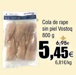 FROIZ Cola de rape sin piel Vostoq oferta