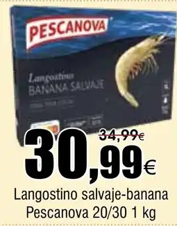 FROIZ PESCANOVA Langostino salvaje-banana oferta