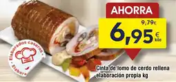 FROIZ Cinta de lomo de cerdo rellena elaboración propia oferta