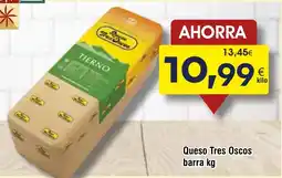 FROIZ Queso Tres Oscos barra oferta