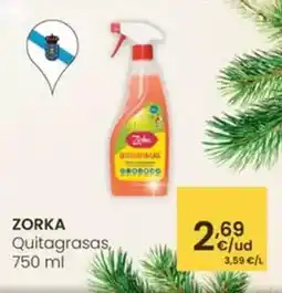 Eroski Zorka - quitagrasas oferta