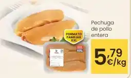 Eroski Pechuga de pollo entera oferta
