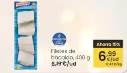 Eroski Pescanova - filetes de bacalao oferta