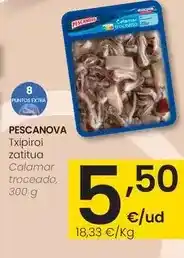 Eroski Pescanova - calamar troceado oferta