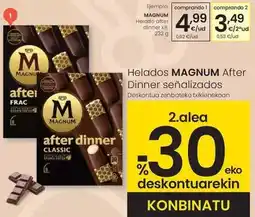 Eroski Magnum - helados after dinner oferta