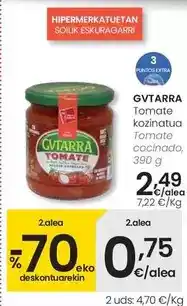 Eroski Gvtarra - tomate cocinado oferta