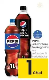 Eroski Pepsi - los refrescos señalizados oferta