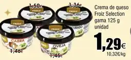 FROIZ FROIZ Crema de queso Selection gama oferta