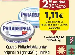 FROIZ PHILADELPHIA Queso untar original o light oferta