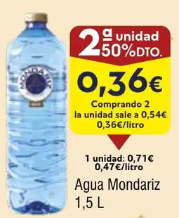 FROIZ Agua Mondariz oferta