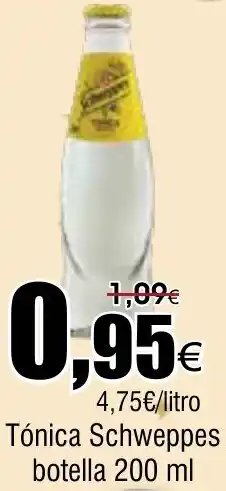 FROIZ SCHWEPPES Tónica oferta