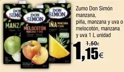 FROIZ DON SIMON Zumo manzana, piña, manzana y uva o melocotón, manzana y uva oferta