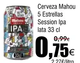 FROIZ Cerveza Mahou 5 Estrellas Session Ipa oferta