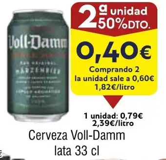 FROIZ VOLL-DAMM Cerveza oferta