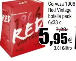 FROIZ 1906 RED Cerveza Vintage oferta