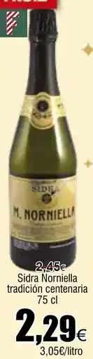 FROIZ Sidra Norniella tradición centenaria oferta