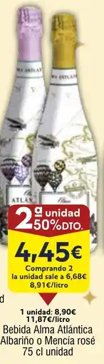 FROIZ Bebida Alma Atlántica Albariño o Mencía rosé oferta