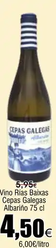 FROIZ Vino Rías Baixas Cepas Galegas Albariño oferta