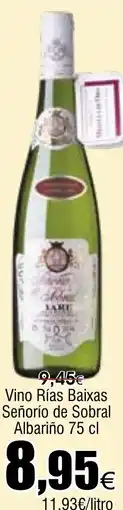 FROIZ Vino Rías Baixas Señorío de Sobral Albariño oferta