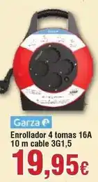 FROIZ Garza - enrollador 4 tomas 16a 10 m cable 3g1,5 oferta
