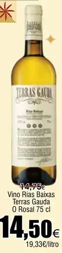 FROIZ Vino Rías Baixas Terras Gauda O Rosal oferta