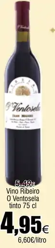 FROIZ Vino Ribeiro O Ventosela tinto oferta